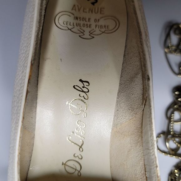 NEW UNWORN VINTAGE Pirate Vamp 2 inch heel Loafer pump soft soft leather - Picture 14 of 16